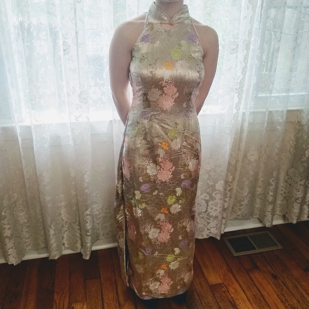 Qipao maxi dress